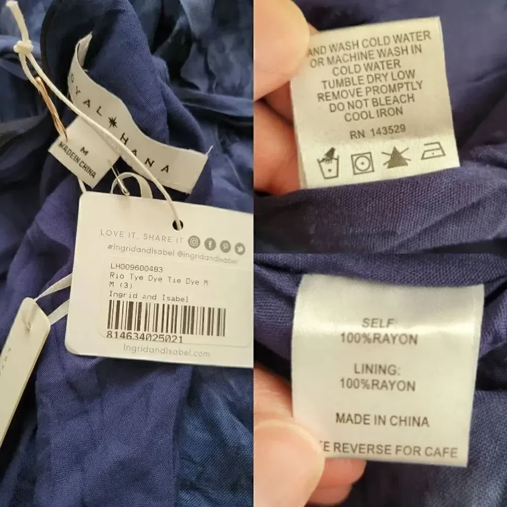 LOYAL HANA RIO NURSING DRESS NWT M